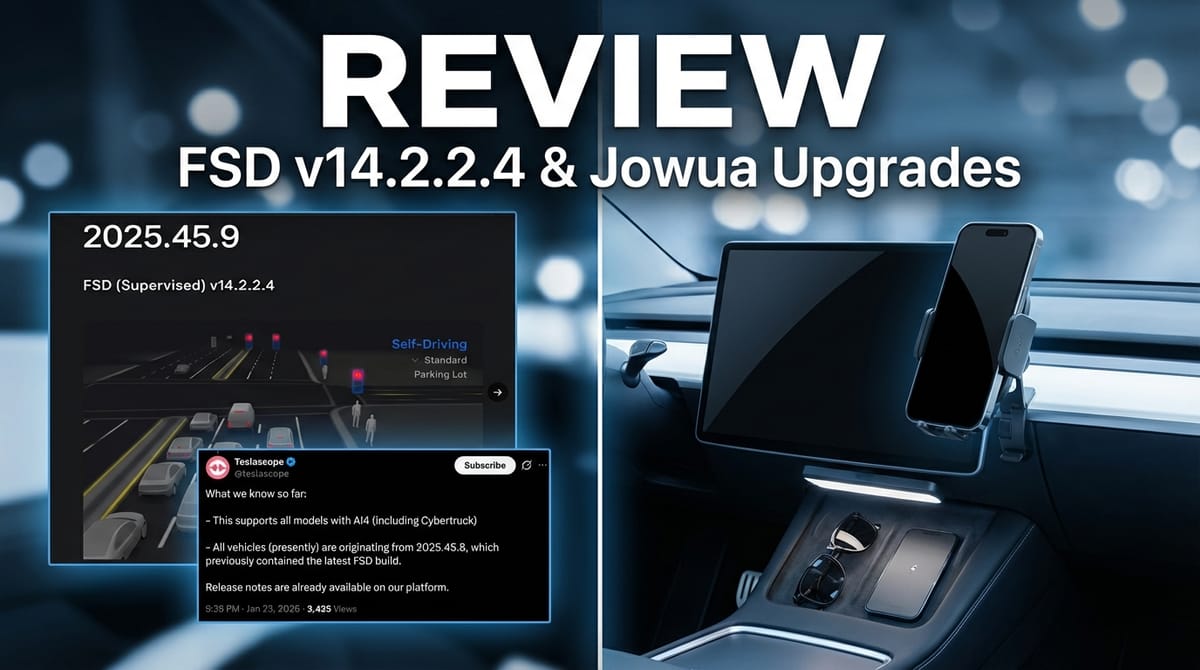 Tesla FSD v14.2.2.4 Review & The Accessories Tesla Forgot to Include