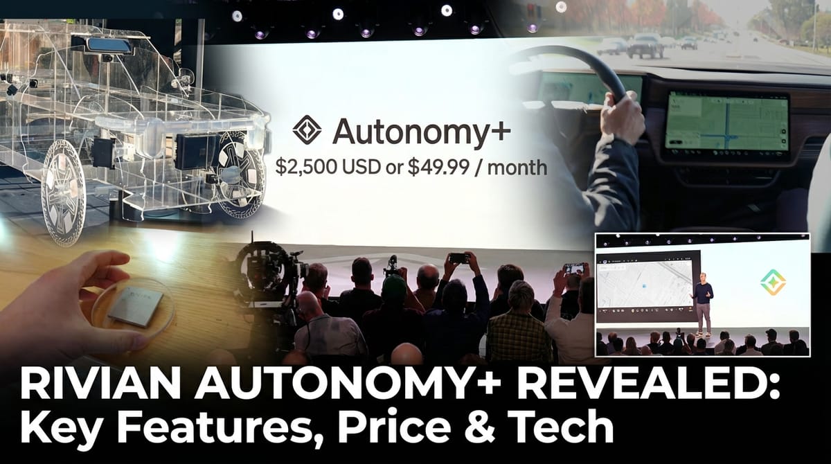 Rivian Autonomy+ Review: 5 Reasons This New Tech Could Impact Tesla Company Stock