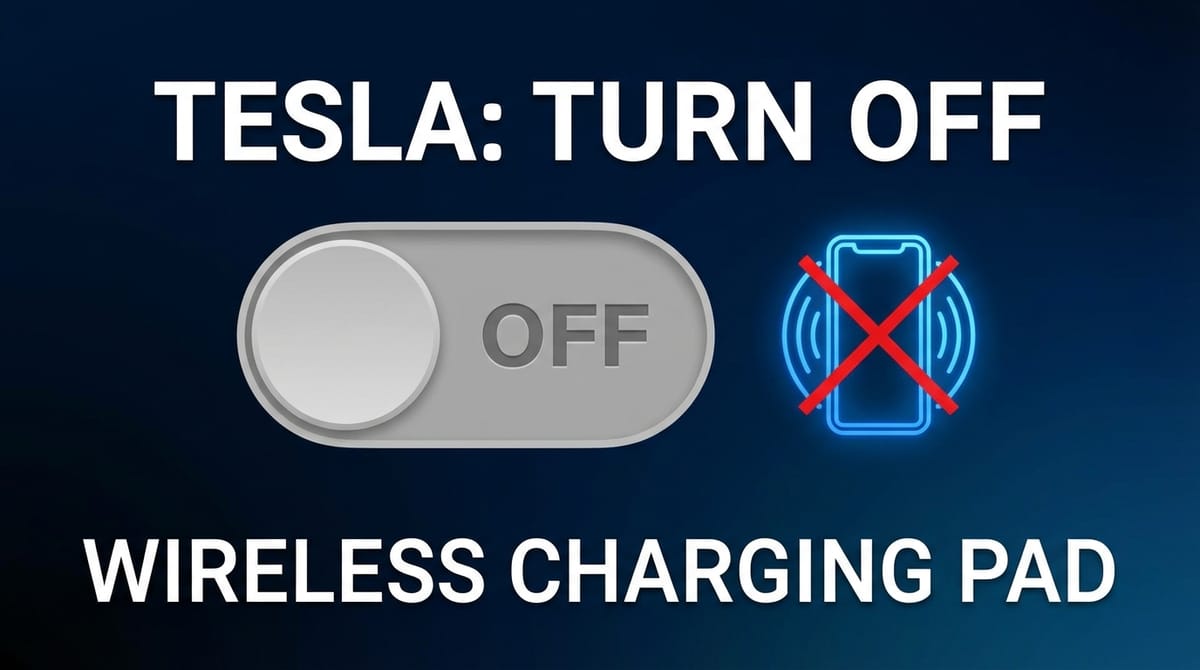How to Turn Off the Wireless Charging Pad in Your Tesla