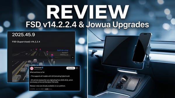 Tesla FSD v14.2.2.4 Review & The Accessories Tesla Forgot to Include