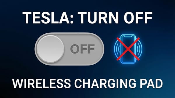 How to Turn Off the Wireless Charging Pad in Your Tesla